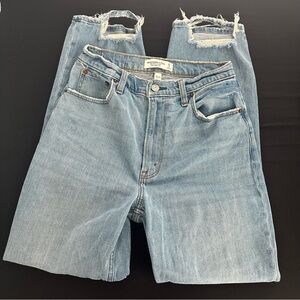 Abercrombie & Fitch Light Blue Straight Leg Jeans